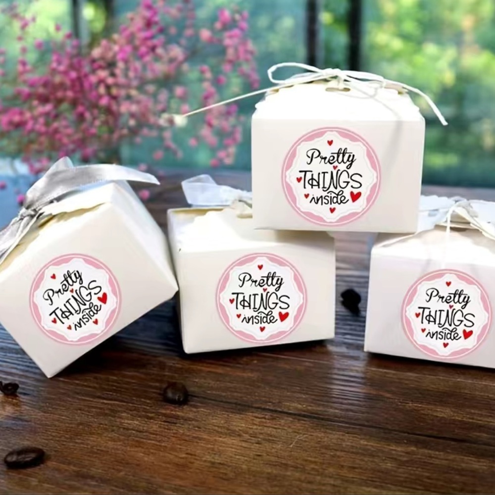 500 Roll of Pretty Things Inside Stickers - Picture 4 of 4